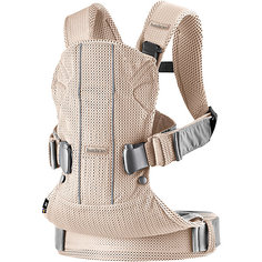 Рюкзак-кенгуру BabyBjorn One Mesh, жемчужно-розовый