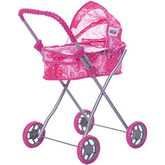 Коляска для кукол Buggy Boom, розовая