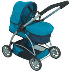 Коляска для кукол Buggy Boom Amidea трансформер, синяя
