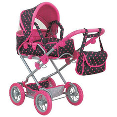Коляска для кукол Buggy Boom Infinia, розовая