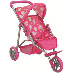 Коляска для кукол Buggy Boom Nadin, розовая