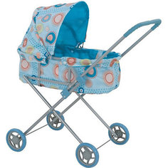 Коляска для кукол Buggy Boom Mixy, голубая