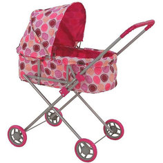 Коляска для кукол Buggy Boom Mixy, розовая