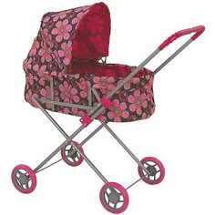 Коляска для кукол Buggy Boom Mixy, розовая