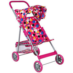 Коляска для кукол Buggy Boom Mixy, розовая