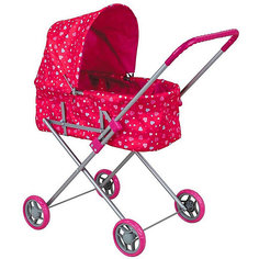 Коляска для кукол Buggy Boom Mixy, розовая