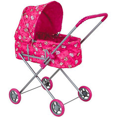 Коляска для кукол Buggy Boom Mixy, розовая