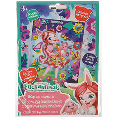 Объмная аппликация наклейками MultiArt "Enchantimals. Бри Кроля"