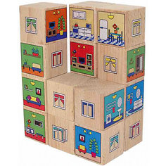 Кубики Краснокамская игрушка "Квартиры"