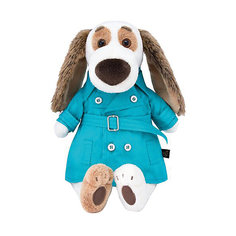 Мягкая игрушка Budi Basa Собака Бартоломей в плаще, 27 см