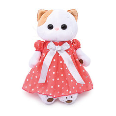 Мягкая игрушка Budi Basa Кошечка Ли-Ли в платье в горошек, 27 см