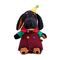 Мягкая игрушка Budi Basa Собака Ваксон в комбинированном пальто, 25 см