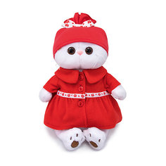Мягкая игрушка Budi Basa Кошечка Ли-Ли в красном пальто, 24 см