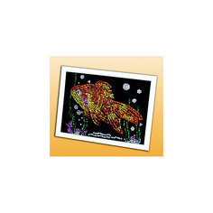 Мозаика из пайеток Золотая рыбка Волшебная мастерская