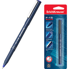 Ручка капиллярная Erich Krause F-15, синий