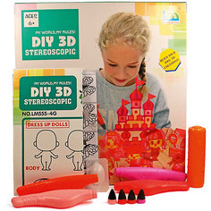 3Д ручка DIY 3D Stereoscopic "3D Magic Glue" Принцессы, 4 ручки