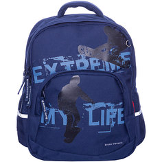 Рюкзак BrunoVisconti «Экстрим. Сноуборд», синий