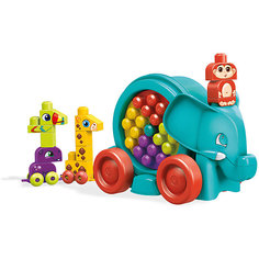 Конструктор Mega Bloks "Неуклюжий слон", бирюзовый Mattel