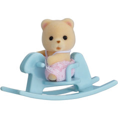 Набор "Младенец в пластиковом сундучке " (медвежонок на качалке), Sylvanian Families Эпоха Чудес