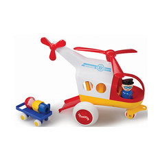Игровой набор Viking Toys Медицинский вертолет с фигурками