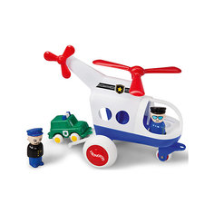 Игровой набор Viking Toys Полицейский вертолет с фигурками