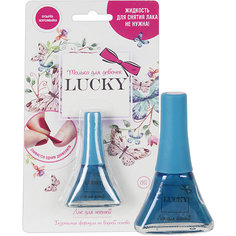 Лак Lucky, голубой Lukky