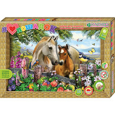 Набор для изготовления картины "Я люблю лошадок" КЛЕВЕР
