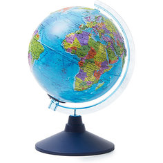 Глобус Земли Globen политический рельефный с подсветкой, 210мм