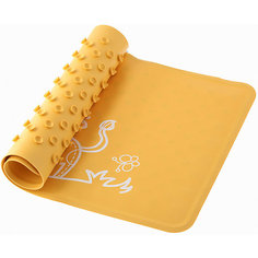 Антискользящий резиновый коврик для ванны Roxy-Kids, жёлтый