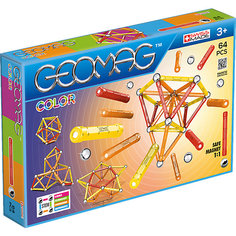 Магнитный конструктор Geomag Color, 64 детали
