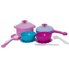 Игровой набор посуды "Зайка", 16 предметов, Mary Poppins