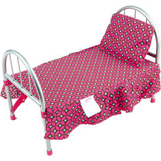 Кроватка Buggy Boom Loona, темно-розовый с узором