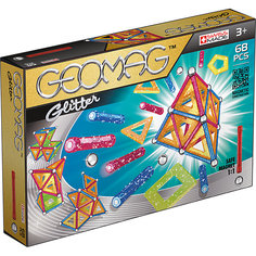 Магнитный конструктор Geomag Glitter, 68 деталей