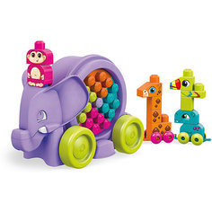 Конструктор Mega Bloks "Неуклюжий слон", фиолетовый Mattel