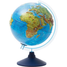 Интерактивный глобус Земли Globen физико-политический рельефный с подсветкой, 250мм
