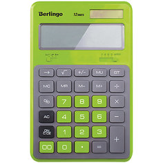Настольный калькулятор Berlingo "Hyper", зеленый