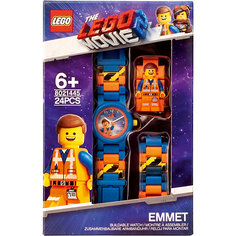 Часы наручные LEGO Movie 2 с минифигурой Emmet