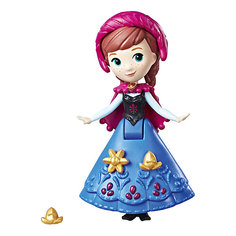 Мини-кукла Disney Princess "Холодное сердце", Анна в синем платье Hasbro