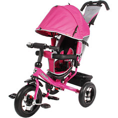 Трехколесный велосипед Moby Kids Comfort 12x10 AIR, розовый