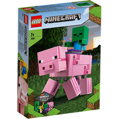 Конструктор LEGO Minecraft 21157: Большие фигурки, Свинья и Зомби-ребёнок
