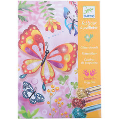 Раскраска Djeco "Блестящие бабочки"