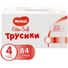 Трусики-подгузники Huggies Elite Soft 4, 9-14 кг, 84 шт.