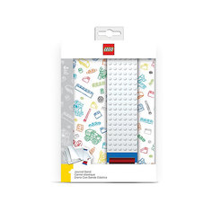 Записная книжка, 96 листов, линейка, с закладкой, цвет: белый, LEGO