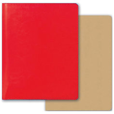 Тетрадь А5+ Феникс+, красный + бежевый