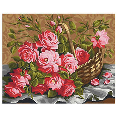 Картина по номерам Color KIT Корзина роз