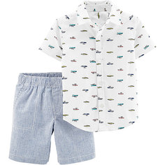 Комплект: рубашка и шорты carter’s для мальчика Carters