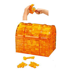 Кристаллический пазл 3D "Сундук", Crystal Puzzle