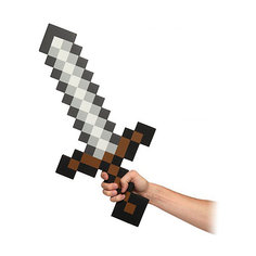 Пиксельный меч, коричневый, 60 см, Minecraft Pixel Crew