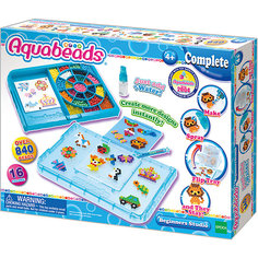 Игровой набор Aquabeads "Студия новичка с формой-перевертышем", 840 бусин (аквамозаика) Эпоха Чудес