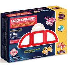 Магнитный конструктор Magformers "My First Buggy, красный"